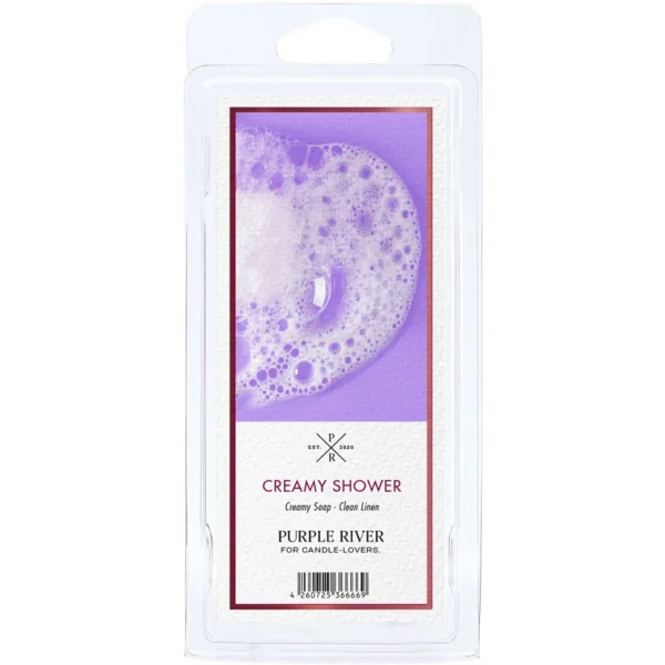 Cera profumata di soia - Creamy Shower Purple River 50 g