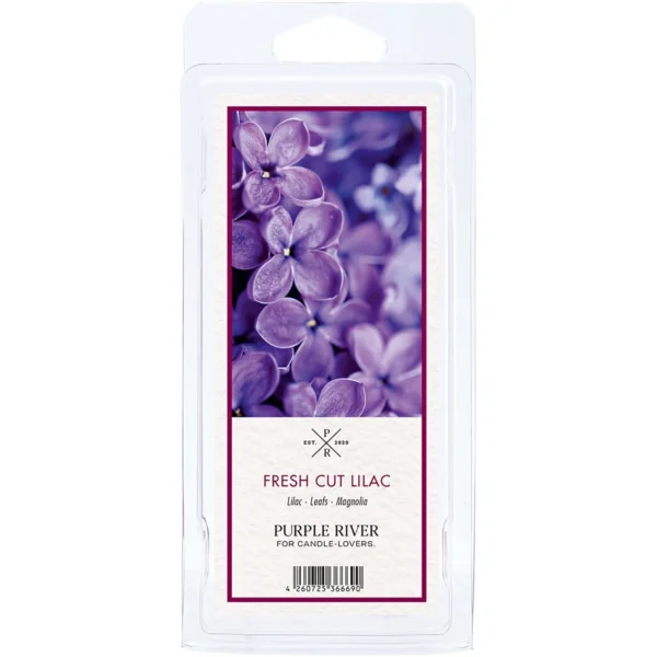 Cera profumata di soia - Fresh Cut Lilac Purple River 50 g