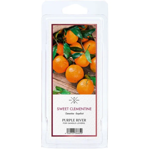 Cera profumata di soia - Sweet Clementine Purple River 50 g
