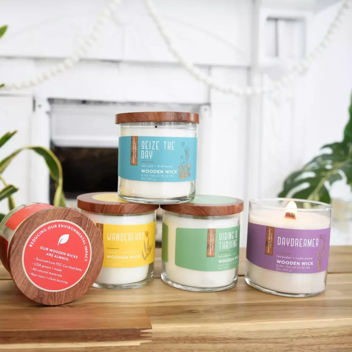 Candela profumata soia olii essenziali Candle-lite Essential Elements 454 g - Wanderlust