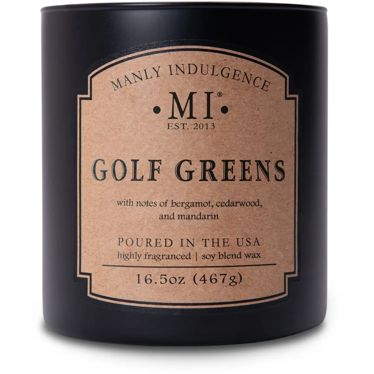 Świeca zapachowa sojowa Colonial Candle Manly Indulgence Classic 467 g - Golf Greens - obrazek 4