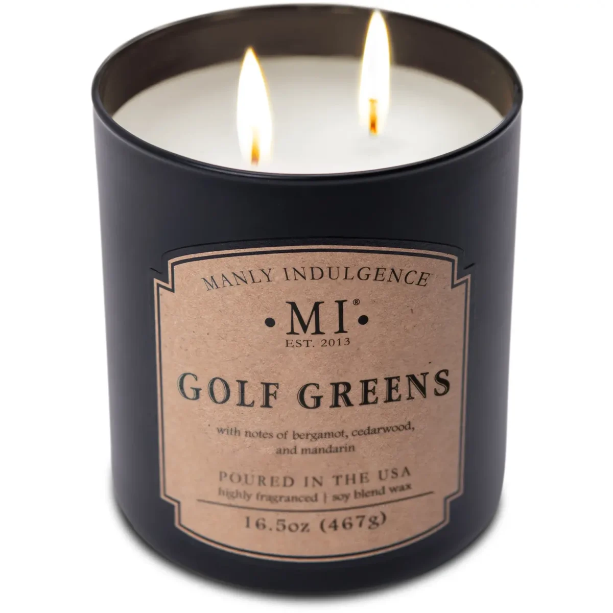 Świeca zapachowa sojowa Colonial Candle Manly Indulgence Classic 467 g - Golf Greens - obrazek 2