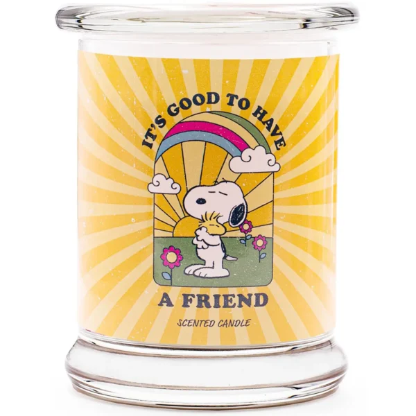 Candela profumata in vetro Peanuts 250 g - It's Good To Have A Friend