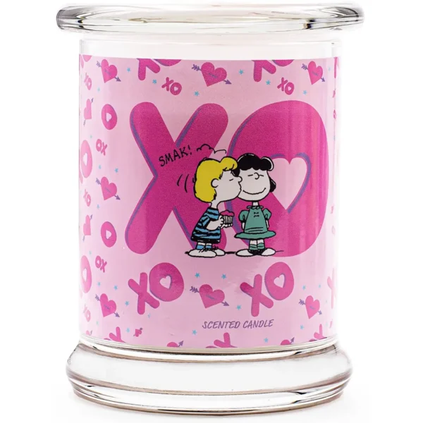 Candela profumata in vetro Peanuts 250 g - XOXO