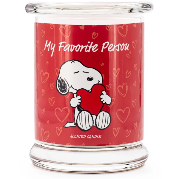 Peanuts Snoopy candela profumata in vetro 250 g - My Favorite Person